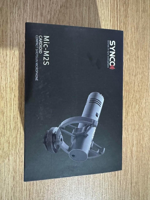 SYNCO M2S Video Microphone, Mini Cardioid Directional On-Camera Mic for DSLR Camera and Smartphone with 3.5mm
