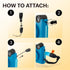KODAK Deluxe Neck Strap Color Kit, Comfortable Detachable Camera Straps for Smile + Instant Camera, 6 Color Pack
