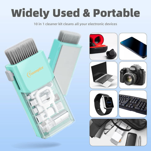 Electronics Keyboard Repair Kit with 3 in 1 Earbud Cleaner Pen, Camera Lens Pen, Suitable for iPad, iPhone, Cell Phone