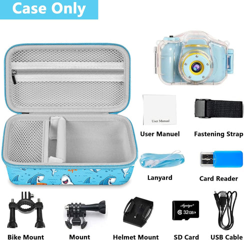 Leayjeen Waterproof Camera Case for Agoigo/Yoophane/DEKER/MIIULODI Underwater Sports HD Kids Toy Digital Camera