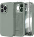 Calke Green iPhone 15 Pro Case - Magnetic, MagSafe Compatible, Silicone Shockproof, Full Camera Protection & 2 Screen