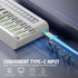 EBL 12-Bay AA AAA Battery Charger Independent LCD Charger for Ni-MH Ni-CD Rechargeable Batteries with Discharge