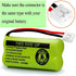 2.4v Replacement Battery Compatible with Phone CS6209 CS6219 DS6151, BT184342 BT284342 BT183348, 2-Pack