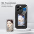 Smart Ink Black Screen Projection Phone Case for iPhone 13 Pro Max, Customizable Ink Screen Back Cover