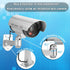 FITNATE Fake Camera, Dummy CCTV Surveillance System with LED Flashing Light, 4 Safety Warning Stickers, Fake Security