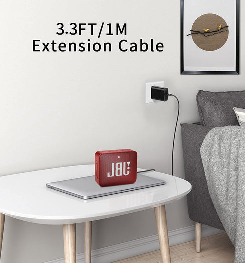 USB Power Charger Charging Cable for JBL Charge 4, Charge 5, JBL Flip 5, JBL Pulse 4 Clip4, JRPOP, Endurance Peak II,
