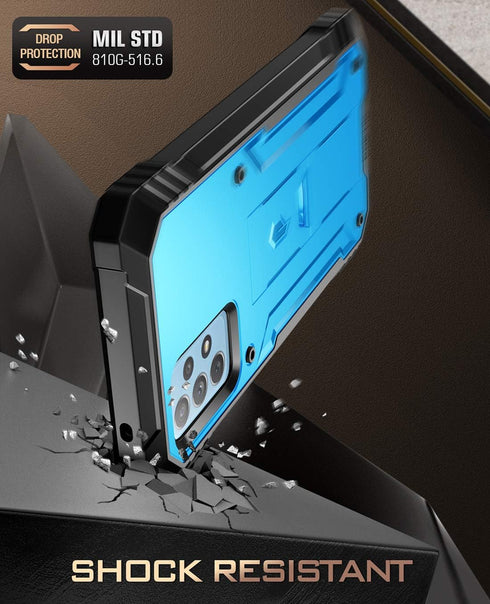 Poetic Revolution Case for Samsung Galaxy A72, Full Body Rugged Shockproof Protective Cover with Built-in Screen