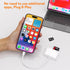 Bwttcb 13 12 11 SD Card Reader for iPhone, Memory Card Veiwer Support SD and TF Card, USB Digital Camera Adapter