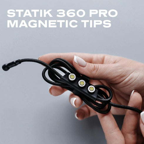 Statik 360 Pro Magnetic Connectors Tips for Fast Charging - Only Compatible with Statik360 Pro Magnet Phone Charger Cable - 3-Pack Includes Type USB C Magnetic Adapter - Compatible with USB C Devices by Statik