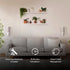 Sound Bass ERA100 Shelf Wall Outlet AC, White, Compatible with Sonos ERA 100, Easy Installation Mounting Kit Included