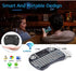 2.4GHz Backlit Mini Keyboard - Wireless Keyboard with Touchpad and Multimedia Keys for Android TV, Smart TV, and More