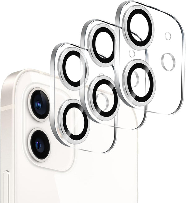 ?3 Pack? Tempered Glass Camera Lens Protector for iPhone 12 6.1", Ultra HD, 9H Hardness, Anti-Scratch, Easy to Install