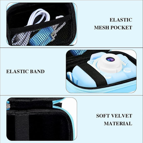 Leayjeen Kids Camera Case for Goopow/SGAINUL/Gofunly/ArtCWK Video Digital Camera - Case Only for Toy Action Camera