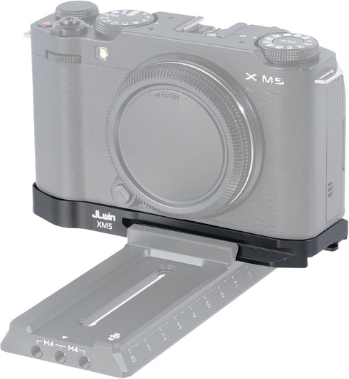 FocusFoto X-M5 Quick Release Baseplate QR Plate Mount for FUJIFILM Mirrorless Digital Camera Body, Compatible