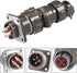 uxcell Aviation Connector, 20mm 4P 25A 250V P20-4 Waterproof Male Wire Panel Connector