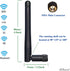 Dixingtek 6E 2.4GHz 5GHz 6GHz 2-Pack WiFi Tri-Band Bluetooth SMA Male Antenna, Compatible with WiFi Router Camera PCI-E