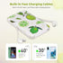 Smallest Portable Charger with Built-in Cables, 6000mAh Ultra Slim Power Bank, Lightweight USB C Phone Charger