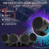 FERCAISH 4 Pcs 500W Car Speaker, TP-006A High Power Stereo Car Tweeter, Vertical Round Easy to Install Speakers for