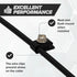 THE CIMPLE CO Mini Wire Cable Clips, Electrical Wire Cable Clip, Black (100 Pieces per Bag)