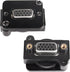 QIANRENON DB15 Panel Mount Straight Through Connector VGA Female to Female Panel Socket Converter 3 Row 15 Hole VGA Panel Coupler, Transmits Analog Video Signal 1080P