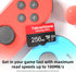 Teknostone 128GB 100MB/s 50MB/s C10 U3 V30 A1 1 (1 Pack) Gaming MicroSDXC Flash Memory with Adapter Read Write Speed