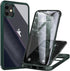 UBUNU for iPhone 12/iPhone 12 Pro Case with Screen Protector, Built-in Tempered Glass, 2024 Upgraded Dual Layer Clear