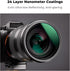 K&F Concept 52mm Circular Polarizer Lens Filter with Filter Cap, Optical Glass Ultra Slim CPL Filter with 24