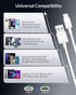 iPhone 15 Carplay Cable Charger Cord for iPhone 15/15 Pro Max/15 Plus, iPad Pro, Google Pixel, USB A to USB C 3FT Fast