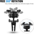 KSWNG Universal Air Vent Car Mount - 360° Rotation Clip Car Mount Phone Holder with Adjustable Switch Lock for