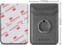Phone Card Holder with Ring Grip for Back of Phone, Adhesive Stick-on Credit Card Wallet Pocket for Smartphones (Gun