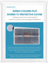 Flat Screen TV Protective Cover, Inflatable Bubble Column Fits Up to 62''W x 36''H TV for Moving or Storing
