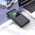 IDweel iPhone Xs Max Case with Tempered Glass Screen Protector - 3 in 1 Heavy Duty Protection Hard PC Cover, Black