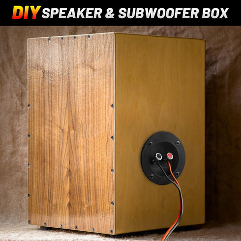 4PCS 3.5" Speaker Box Terminal Cup, Spring Round Subwoofer Box Terminal Binding Post Connector for DIY Home Car Speaker & Sub-woofer