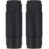 EXCEART 2pcs Black Audio Speaker Plug Twist Lock Female to Female Connector 4 Pole Coupler