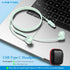 USB C Headphones for iPhone 15 Plus iPad 10th/Pro, USB Type C Earphones with Mic Volume Control for Samsung S24