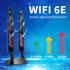 eifagur 6 6E 2.4GHz/5GHz/6E WiFi Tri-Band Magnetic Base Antenna for PC Desktop Computer Motherboard WiFi Router