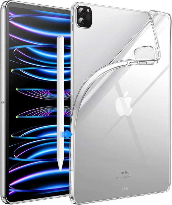 JETech Case for iPad Pro 11-Inch 2022/2021/2020 Model (4th/3rd/2nd Generation), Soft TPU Transparent
