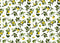 CORFOTO Fabric 7x5ft Lemon Branch Backdrop Yellow Lemons Green Leaves White Flowers Citrus