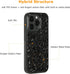 molzar Grip Series Case for iPhone 14 Pro with Real Forged Carbon Fiber, Built-in Metal Plate for Magnetic Mount,