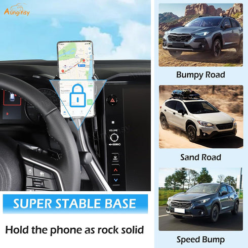Car Phone Mount Compatible with Subaru Crosstrek/WRX 2022-2024, Center Console Air Outlet Vent Cell Phone Holder
