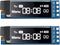 Frienda 2 Pieces I2C OLED Display Module, 0.91 Inch I2C OLED Screen