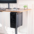 VIVO Under-Desk and Wall Mount PC Holder with Adjustable Strap and Steel Bracket, Black, MOUNT-PC02S