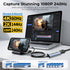 Guermok 4K@60FPS 3.3ft, 2K@144FPS USB3.0 Quest3, PS5/4, Switch2/1, Video Capture Card, L-Shaped USBC, HDMI to USB C/A