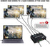 HDMI Splitter 1 in 4 Out V1.4b Powered Video Splitter with AC Adaptor Supports Ultra HD 1080P 2K x4K@30Hz