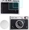 Fujifilm Instax Mini Evo Camera Lens Cap + Screen Protector Cover, LCD + Lens PET Film + Aluminum Mini Fuji Evo Lens Cap