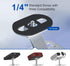 Zeleramdo 3 1 1/4" 360 in Desktop Projector Stand, Foldable Table Projector Mount with Thread, Rotation Projector Wall