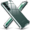 KIOMY Samsung Galaxy S22 5G Case, Shockproof Bumper Protective Cover with Airbags Corners Hybrid Design (Clear)