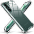KIOMY Samsung Galaxy S22 5G Case, Shockproof Bumper Protective Cover with Airbags Corners Hybrid Design (Clear)