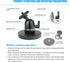 Magnetic Camera Stand - Mini Ball Head Heavy Duty Metal for Secure Attachment to Steel or Other Magnetic Surfaces