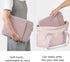 BAGSMART Laptop Sleeve Bag, Pink, Compatible with MacBook Air/Pro 13-13.3 inch & MacBook Pro 14 Inch, Protective Case